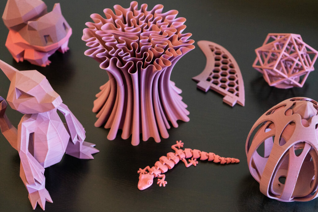 Sustainable 3D printed parts